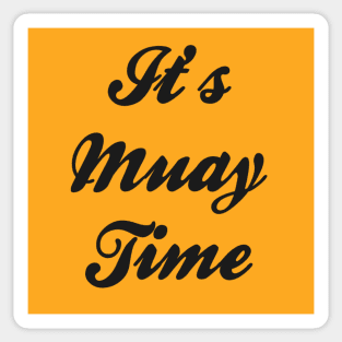 Muay Thai Orange Sticker